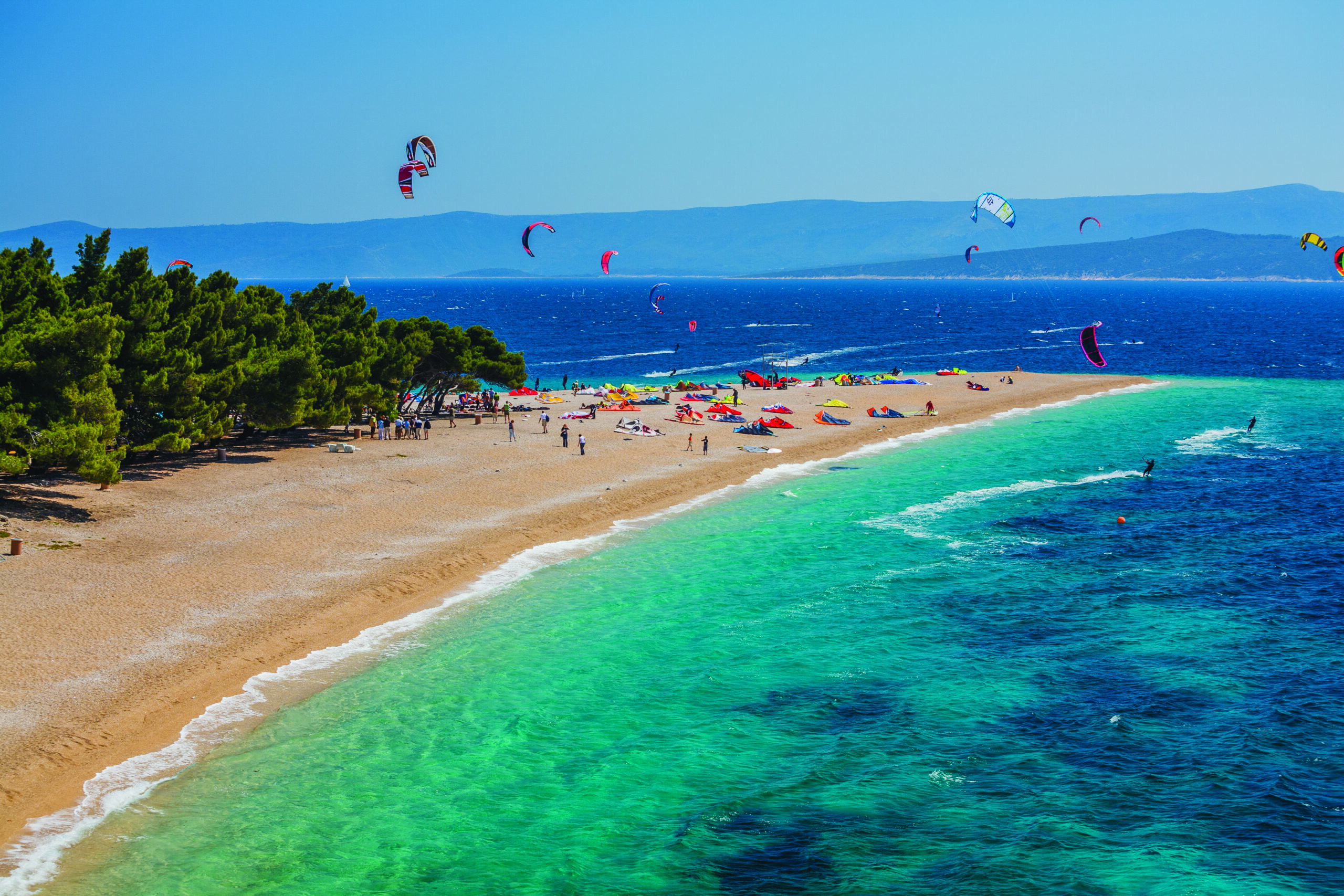 Plage en Croatie