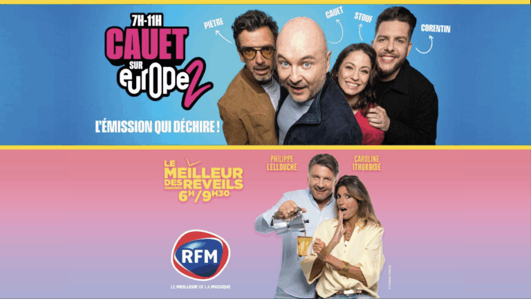 couverture rentrée Europe 2 et RFM